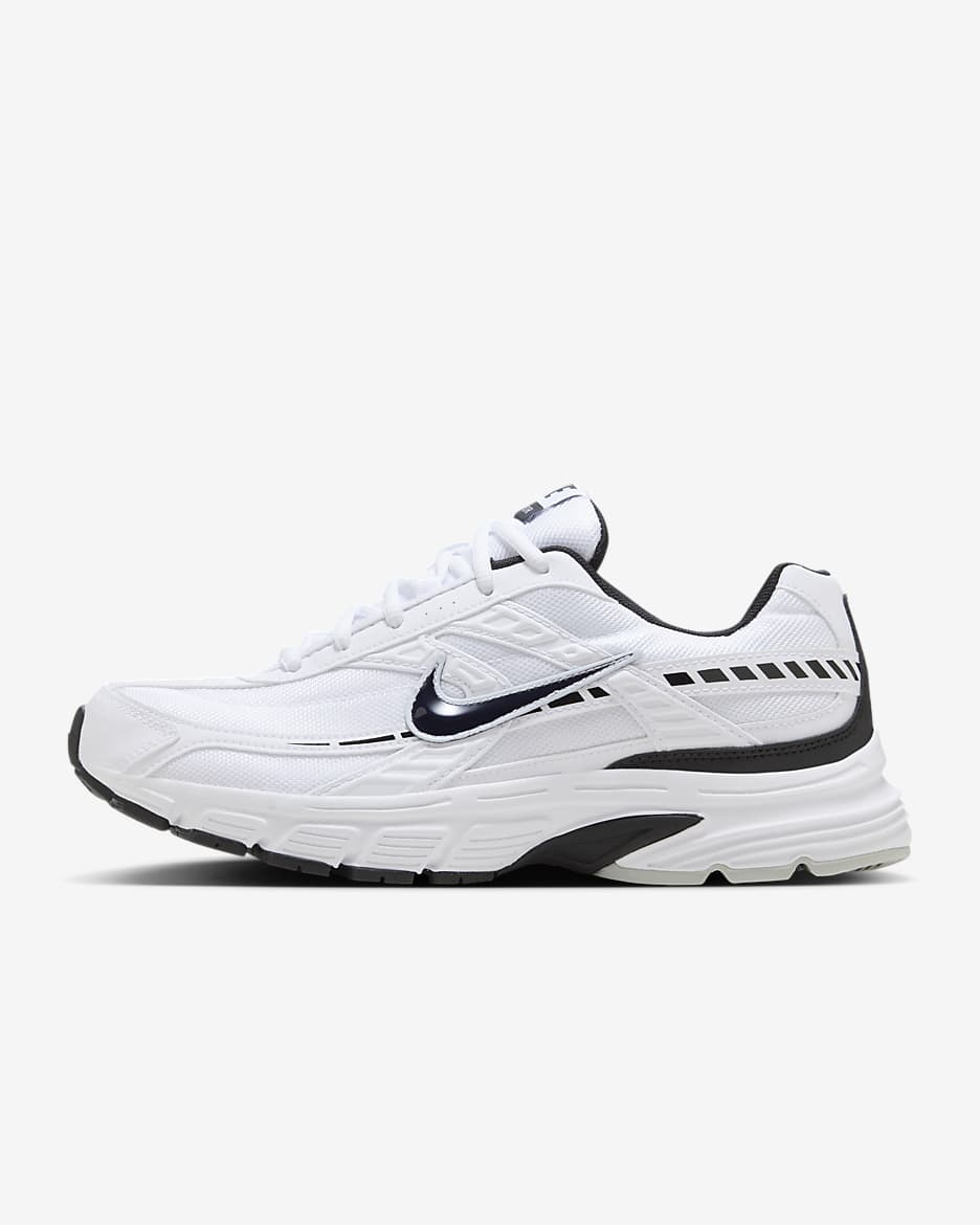 Nike Initiator 男子复古运动鞋老爹鞋 - 白色/黑