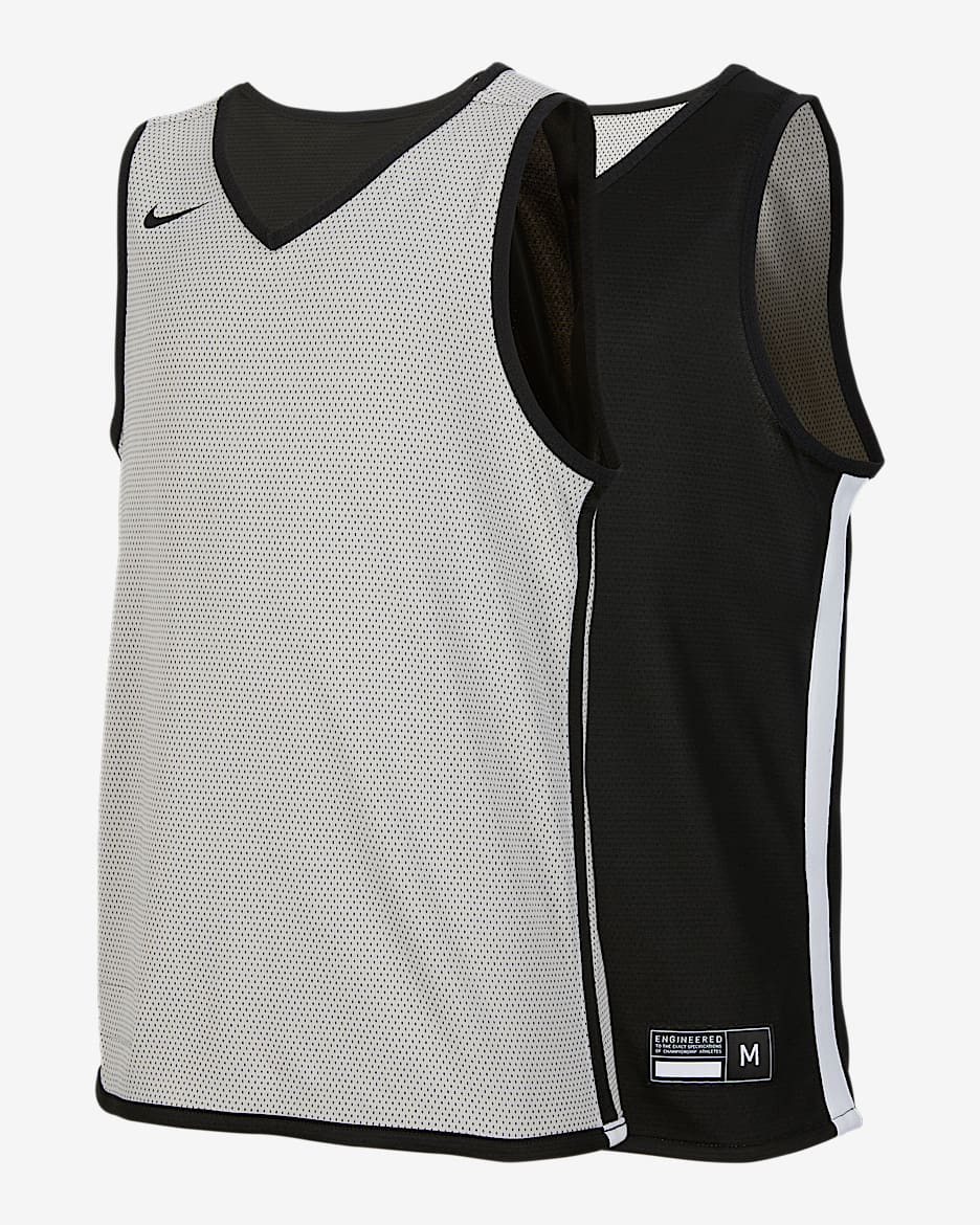 Nike 大童(男孩)训练双面穿球衣 - 黑