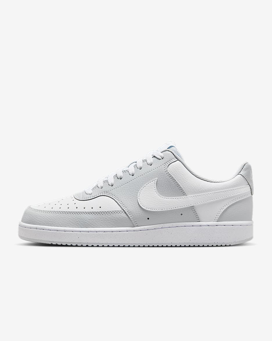 Nike Court Vision Low 男子运动鞋 - 白金色/白色