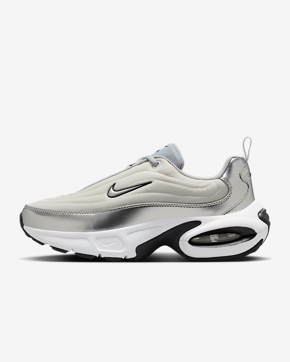 Nike Air Max Portal SE 女子运动鞋 - 金属银/幻影灰白/白色/黑