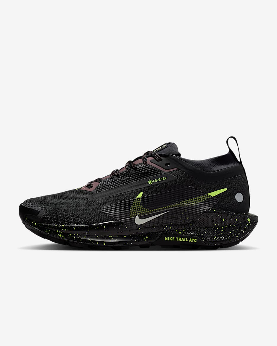 Nike Pegasus Trail 5 GORE-TEX 耐克飞马女子防水越野跑步鞋 - 黑/幻影灰白/图腾黑紫/荧光冰黄