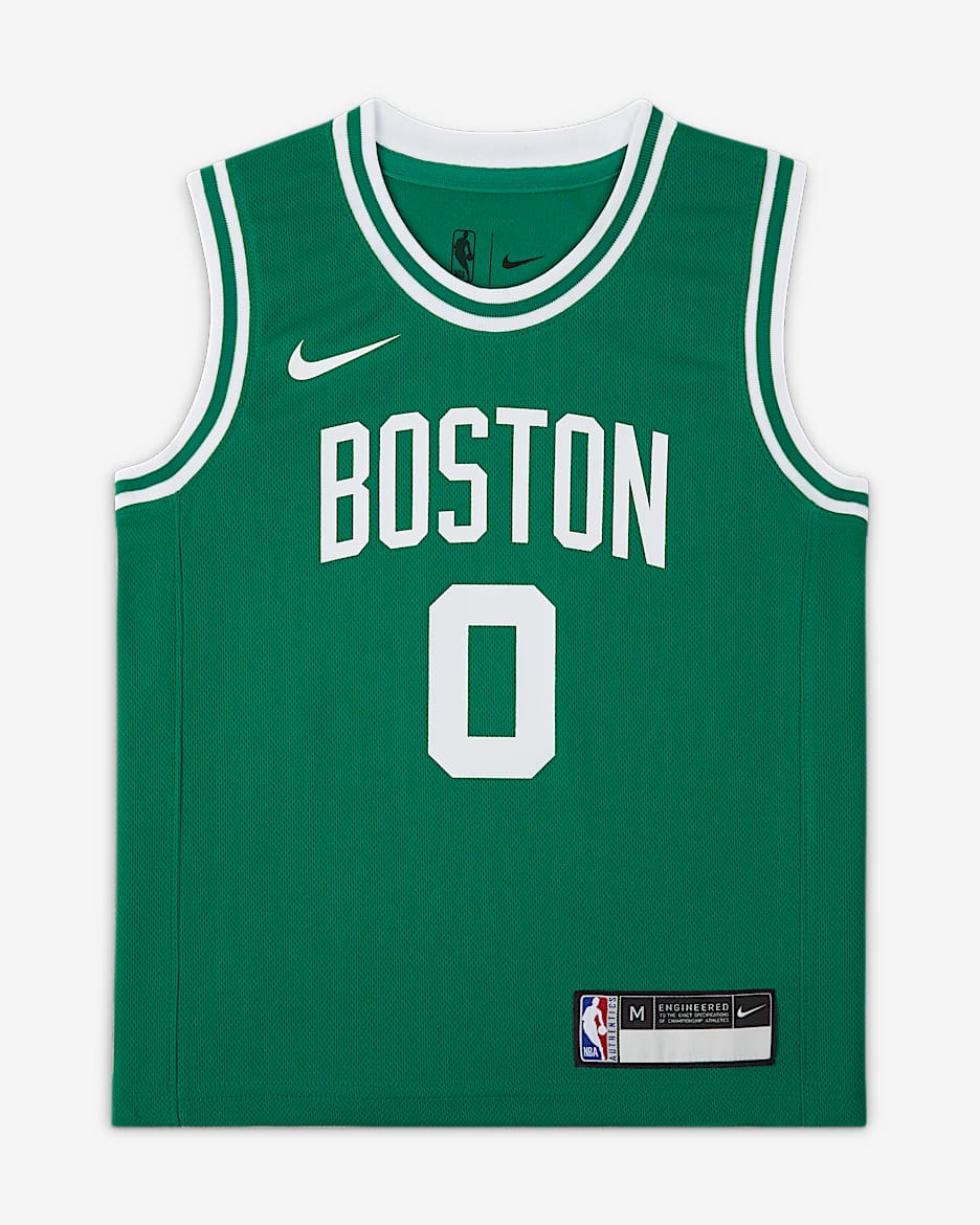 波士顿凯尔特人队杰森·塔图姆 (Jayson Tatum) Icon Edition Nike NBA Jersey 塔图姆幼童球衣 - 苜蓿绿