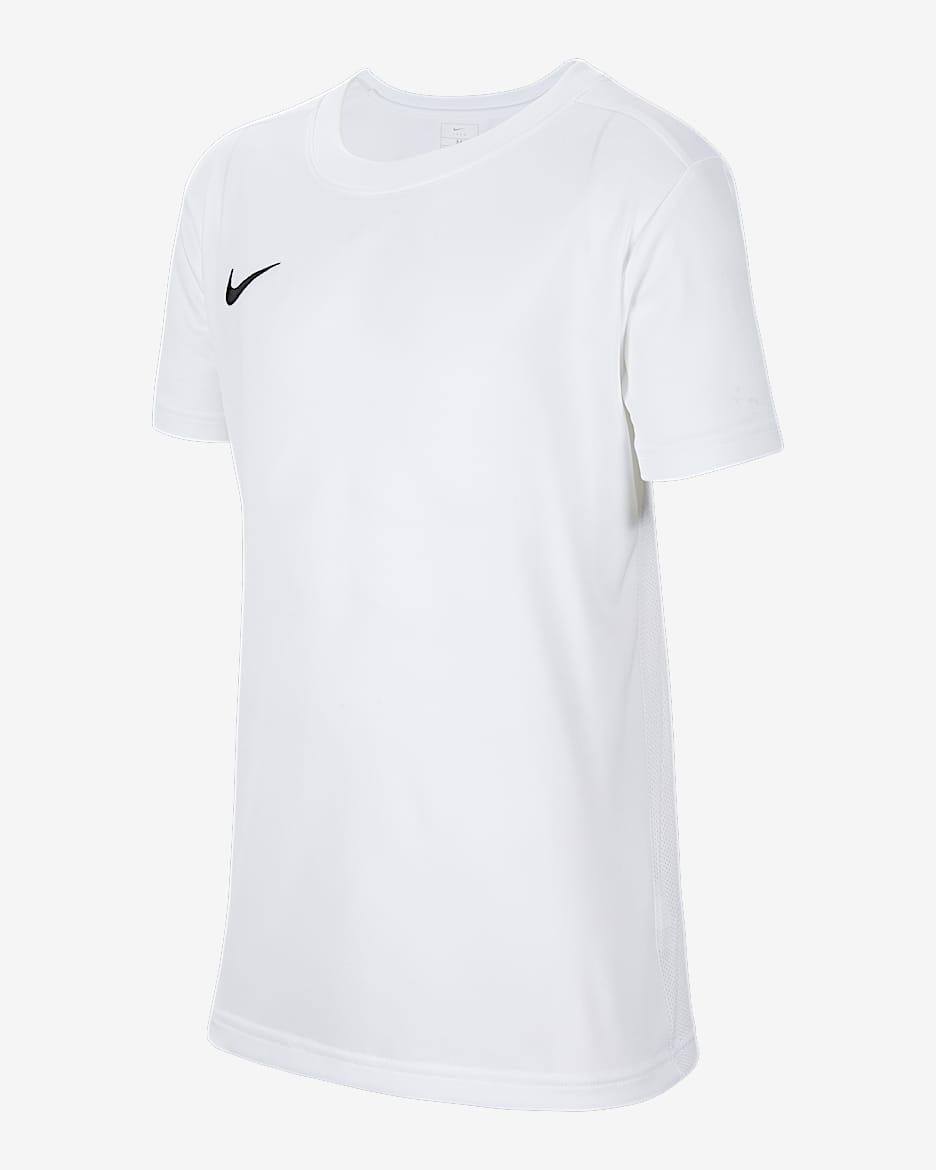 Nike Dri-FIT Park VII 大童速干短袖球衣 - 白色