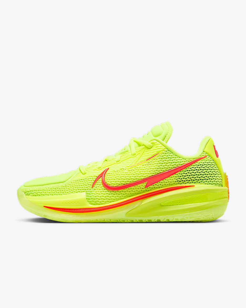 Nike G.T. Cut EYBL EP 男/女篮球鞋 - 荧光黄/亮深红