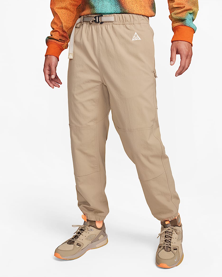 Nike ACG 男子越野长裤户外 - 卡其/山峰白