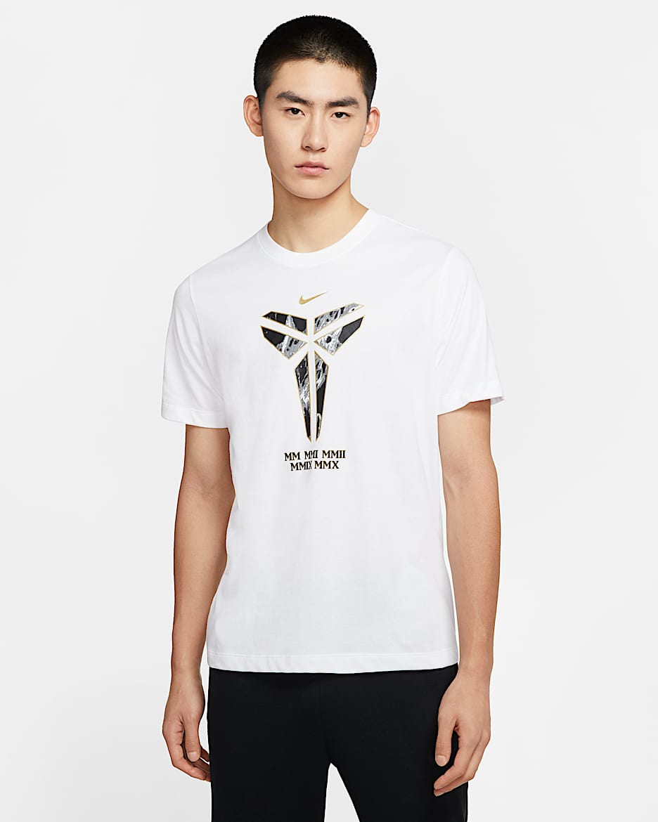 Nike Dri-FIT Kobe Logo 男子篮球T恤 - 白色