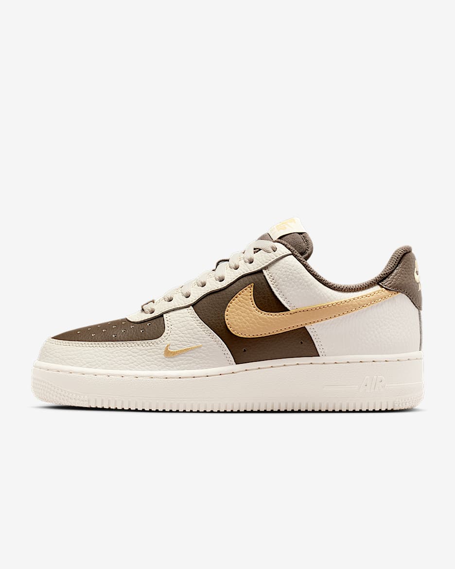 Nike Air Force 1 '07 LV8 女子空军一号运动鞋 - 幻影灰白/矿石灰/芝麻棕