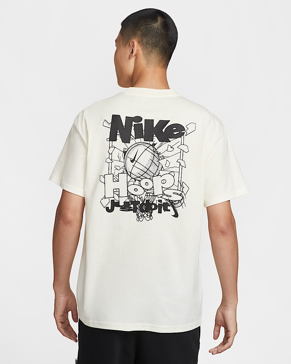 Nike 男子篮球T恤 - 帆白