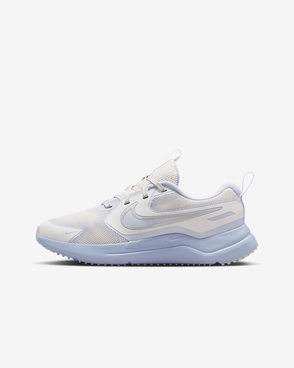 Nike Cosmic Runner 耐克宇宙一号大童公路跑步鞋 - 浅银灰/幻影/足球灰/金属银