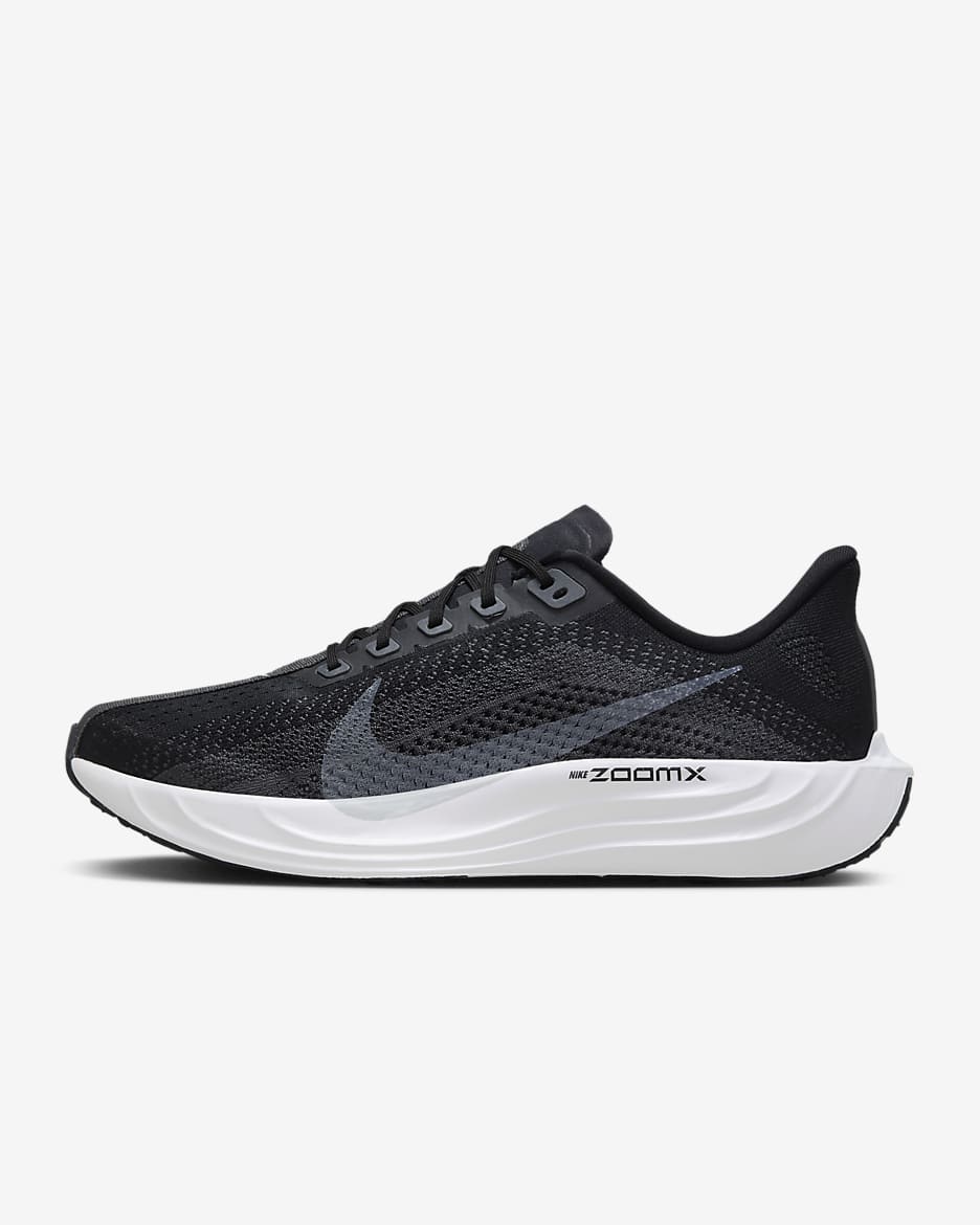 Nike Pegasus Plus 耐克超级飞马男子公路跑步鞋 - 黑/煤黑/白色/白金色