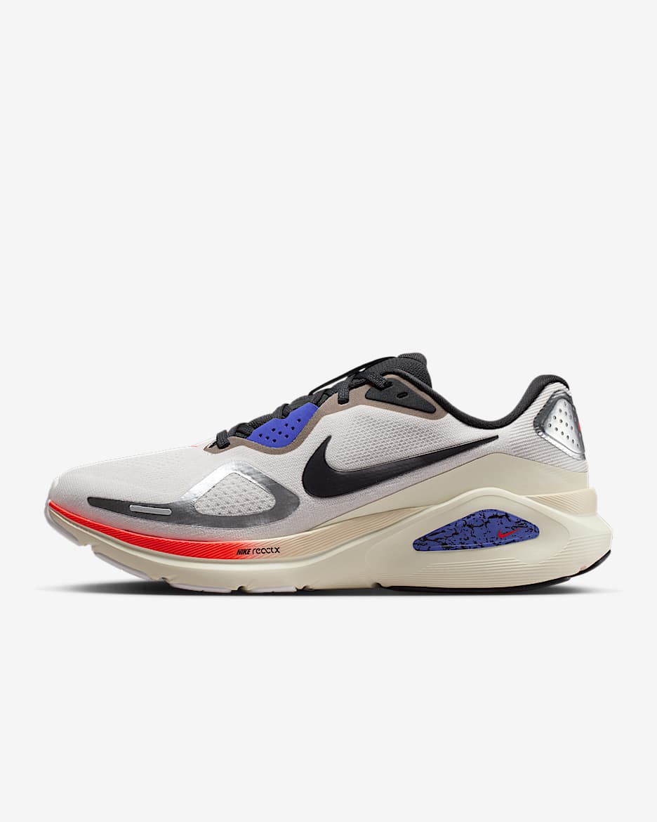 Nike Structure 26 耐克稳程男子公路跑步鞋 - 山峰白/亮深红/波斯紫/黑