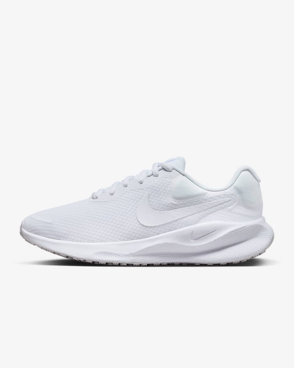 Nike Revolution 7 女子公路跑步鞋 - 白色/白色