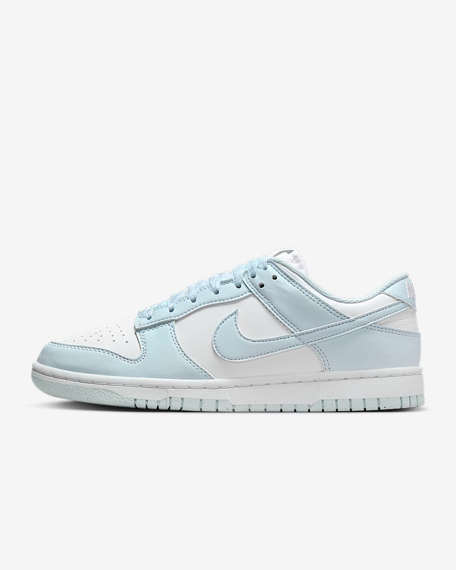 Nike Dunk Low Next Nature 女子运动鞋 - 白色/紫蓝