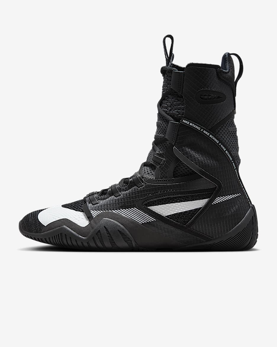 Nike HyperKO 2 男子拳击鞋 - 黑/煤黑/白色