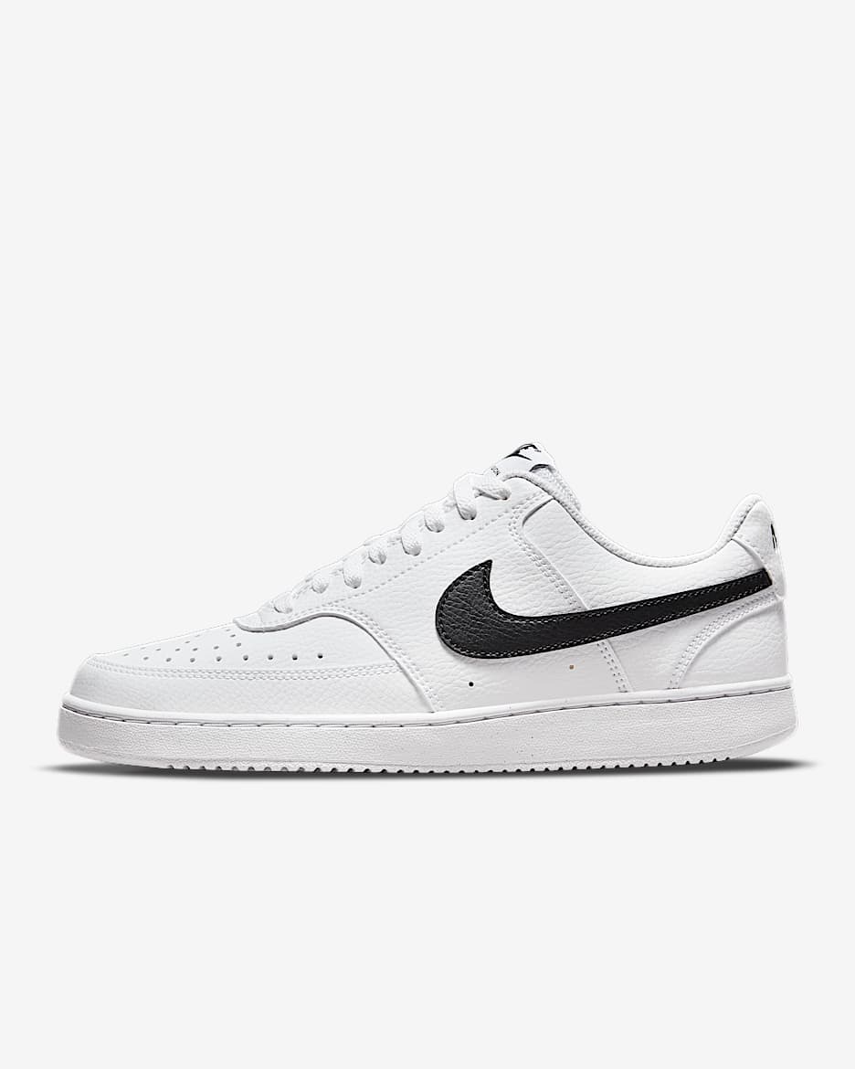 Nike Court Vision Low Next Nature 女子运动鞋 - 白色/白色/黑