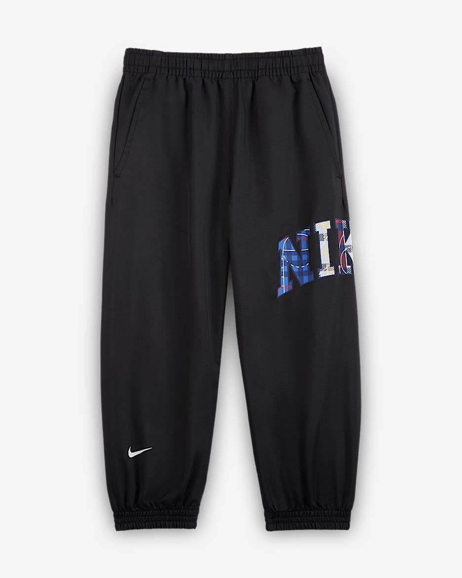 Nike 幼童梭织长裤 - 黑