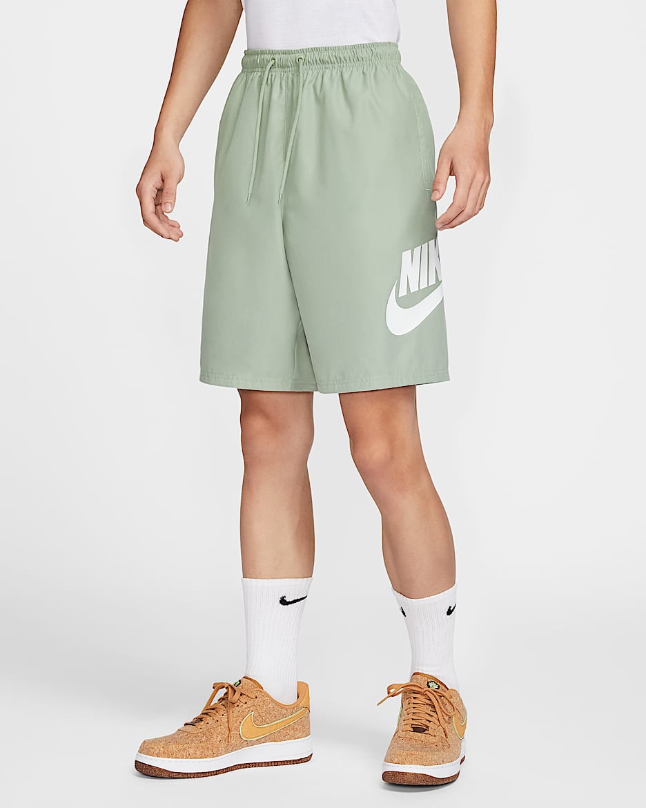 Nike Club 男子梭织短裤 - 地平线绿/白色