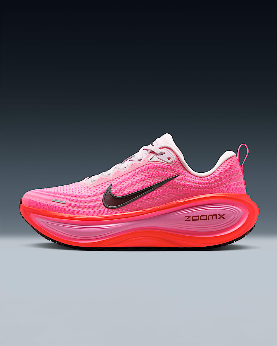Nike Vomero Plus 耐克超级迈柔女子公路跑步鞋 - 透明粉/亮深红/泡沫粉/鲜亮勃艮第酒红