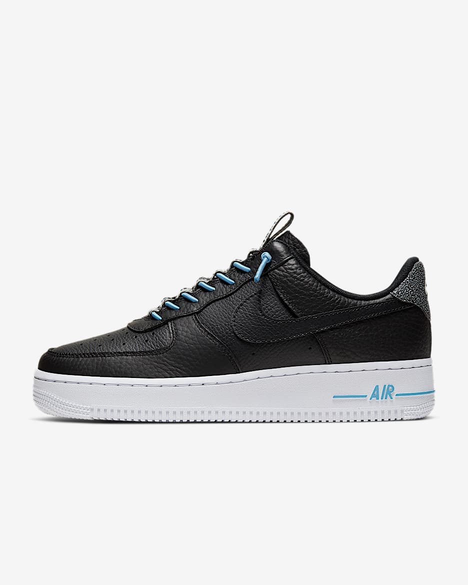 Nike Air Force 1 '07 LX 女子运动鞋 - 黑/浅蓝/白色/黑