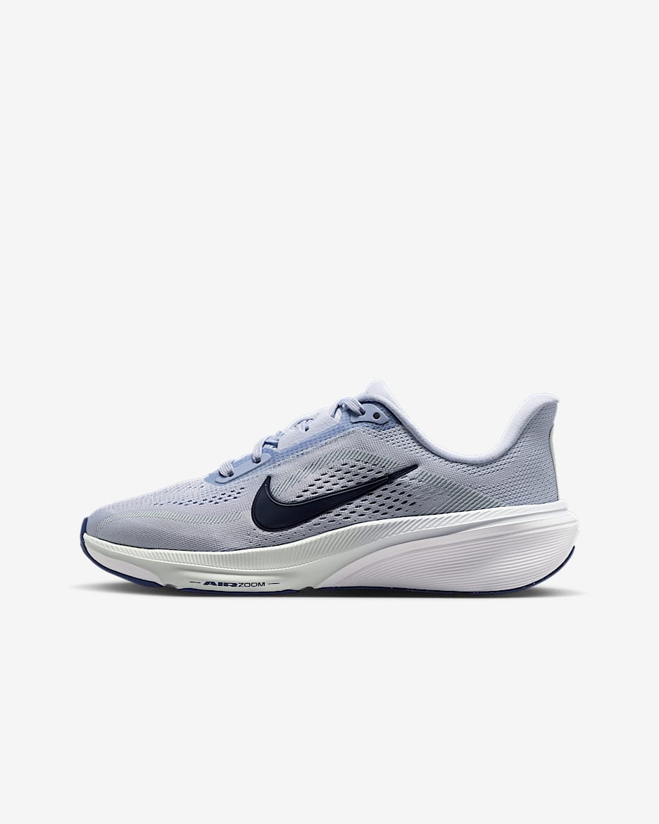 Nike Pegasus 42 耐克小飞马大童公路跑步鞋 - 足球灰/足球灰/微绿/空间蓝