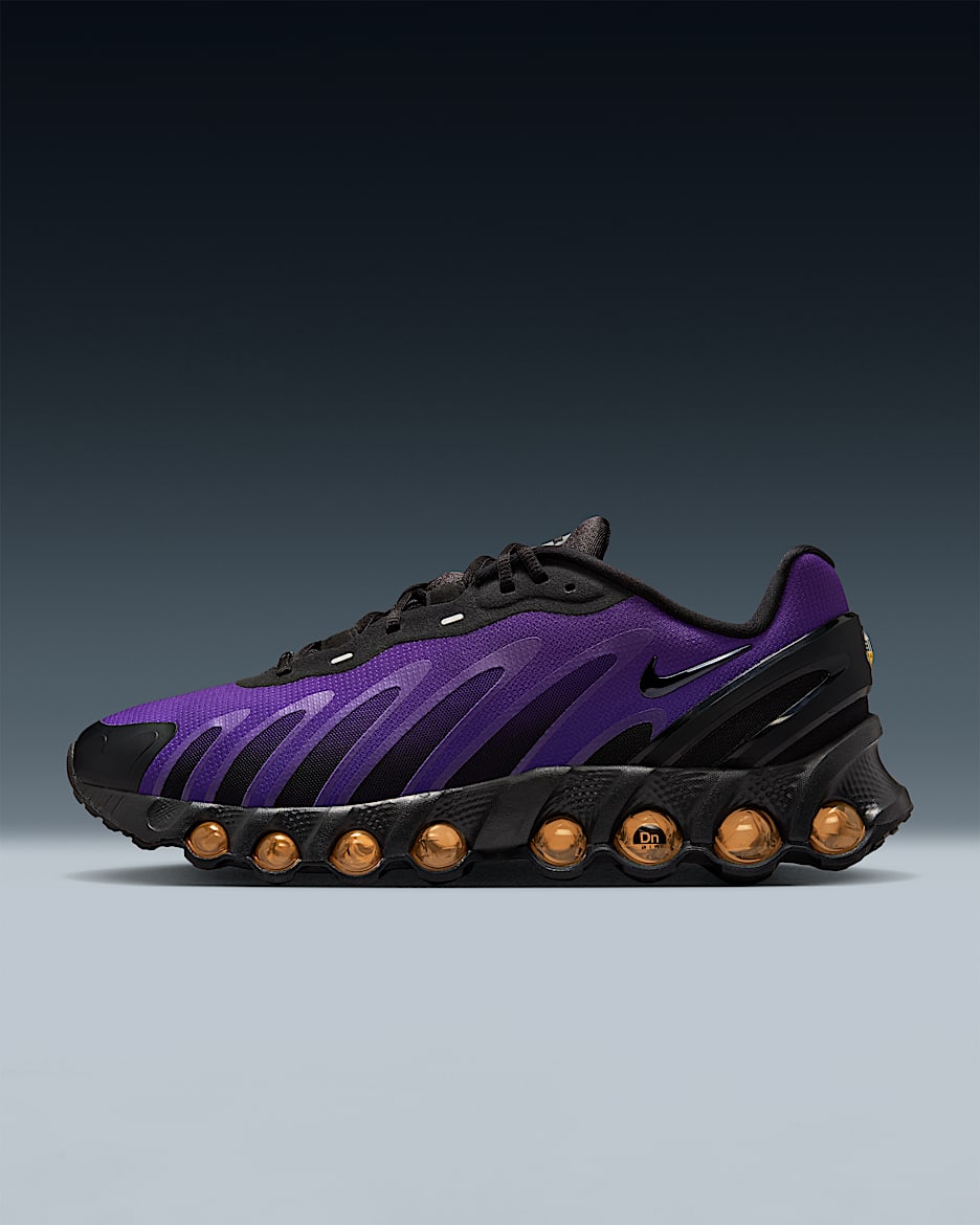 Nike Air Max Dn8 男子运动鞋 - 黑/耀眼靛紫/荷兰橙/热情紫