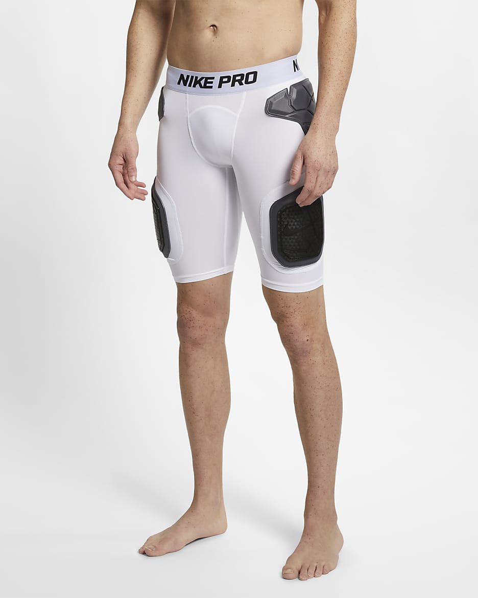 Nike Pro HyperStrong 男子透气速干训练短裤 - 白色/黑