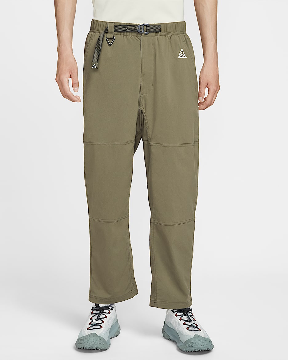 Nike ACG 男子防晒拒水徒步长裤 - 中橄榄绿/红杉绿/山峰白