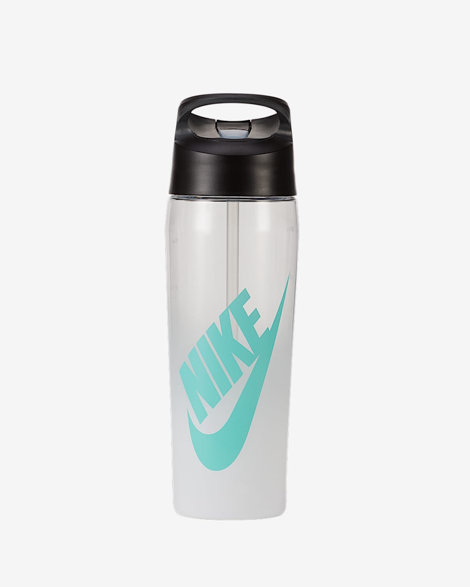 Nike 710ml TR HyperCharge Straw 水壶 - 白色/煤黑/极光绿