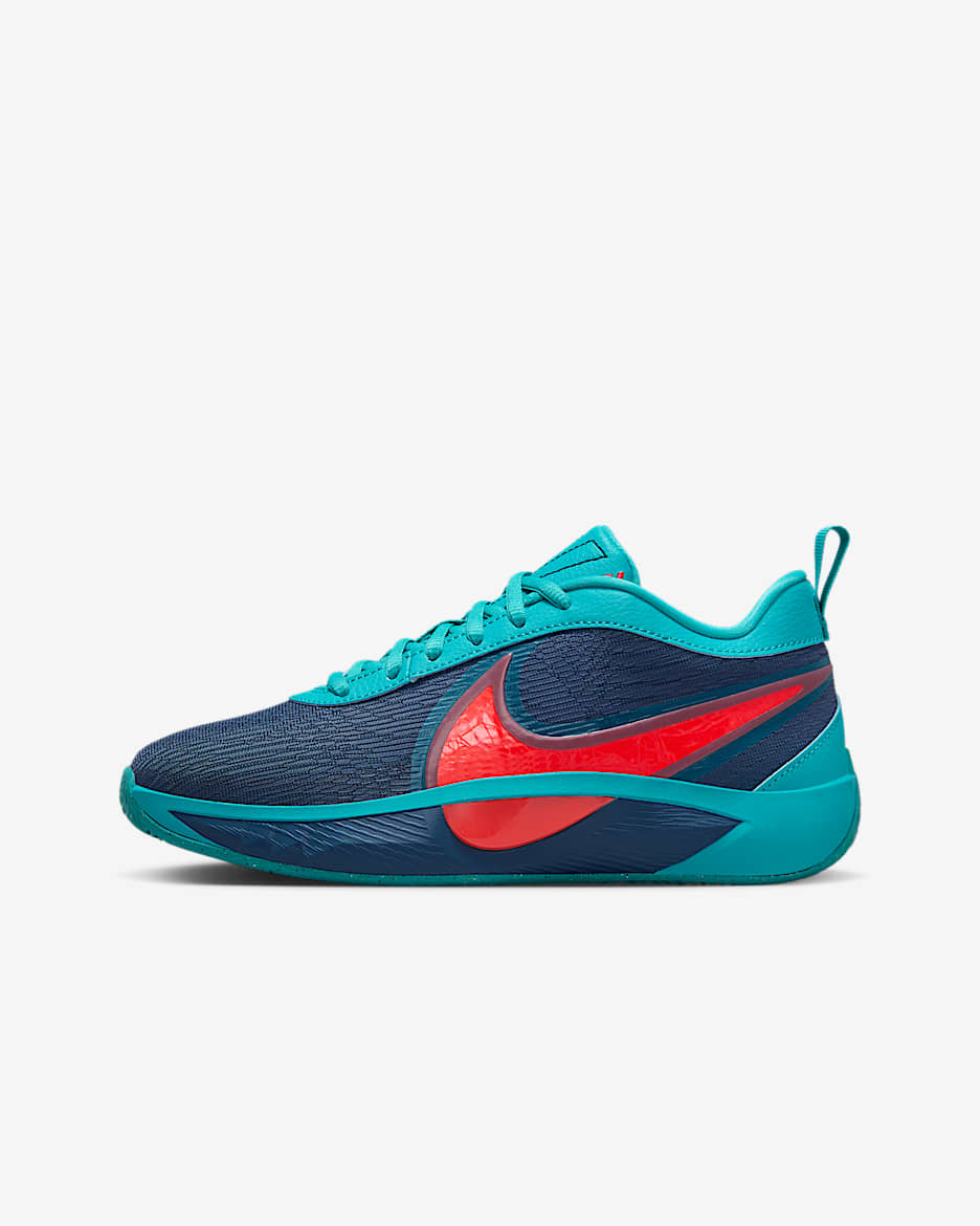 Giannis Freak 6 耐克字母哥大童实战篮球鞋 - 仙人掌绿/亮深红/黑曜石色