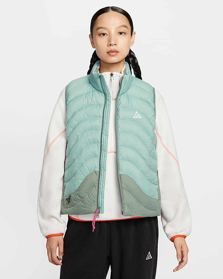 Nike ACG "Lava Flow" Therma-FIT ADV 女子马甲 - 加农绿/加农绿/泡沫薄荷绿/山峰白