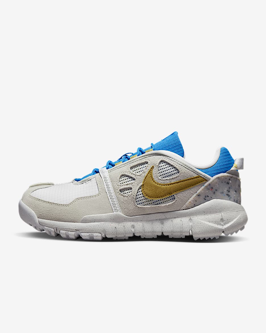 Nike Free Terra Vista NN 男子透气轻盈运动鞋 - 白色/尘光子色/清透蓝/苔藓金