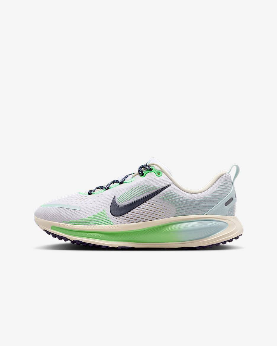 Nike Vomero 18 耐克小迈柔大童公路跑步鞋 - 白色/珍珠灰/梦幻绿/乌紫