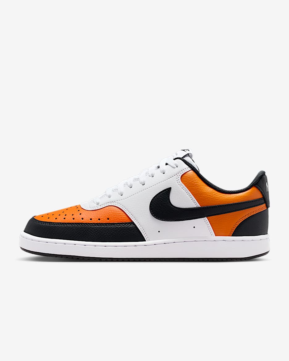 Nike Court Vision Low 男子运动鞋 - 海星橙/白色/黑