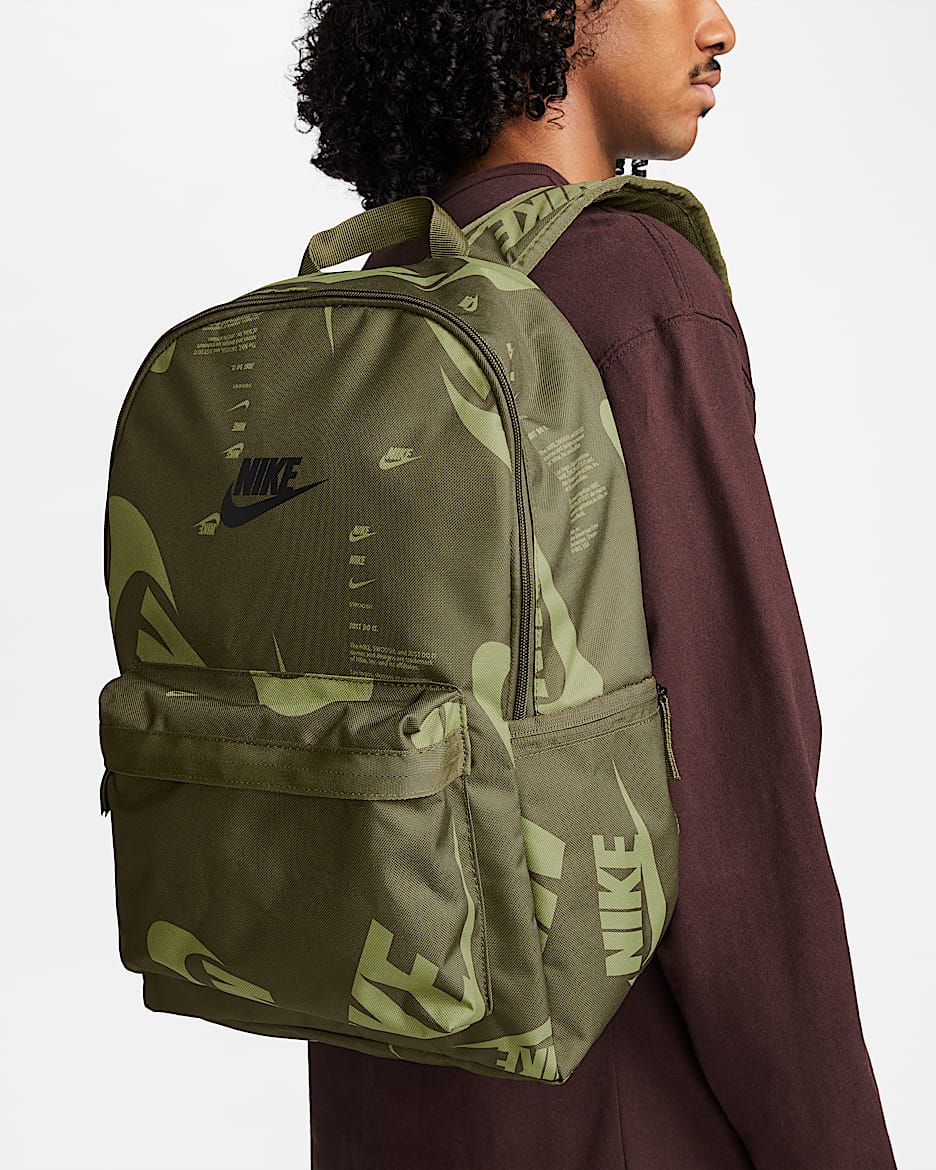 Nike Heritage 双肩包 - 中橄榄绿/中橄榄绿/黑