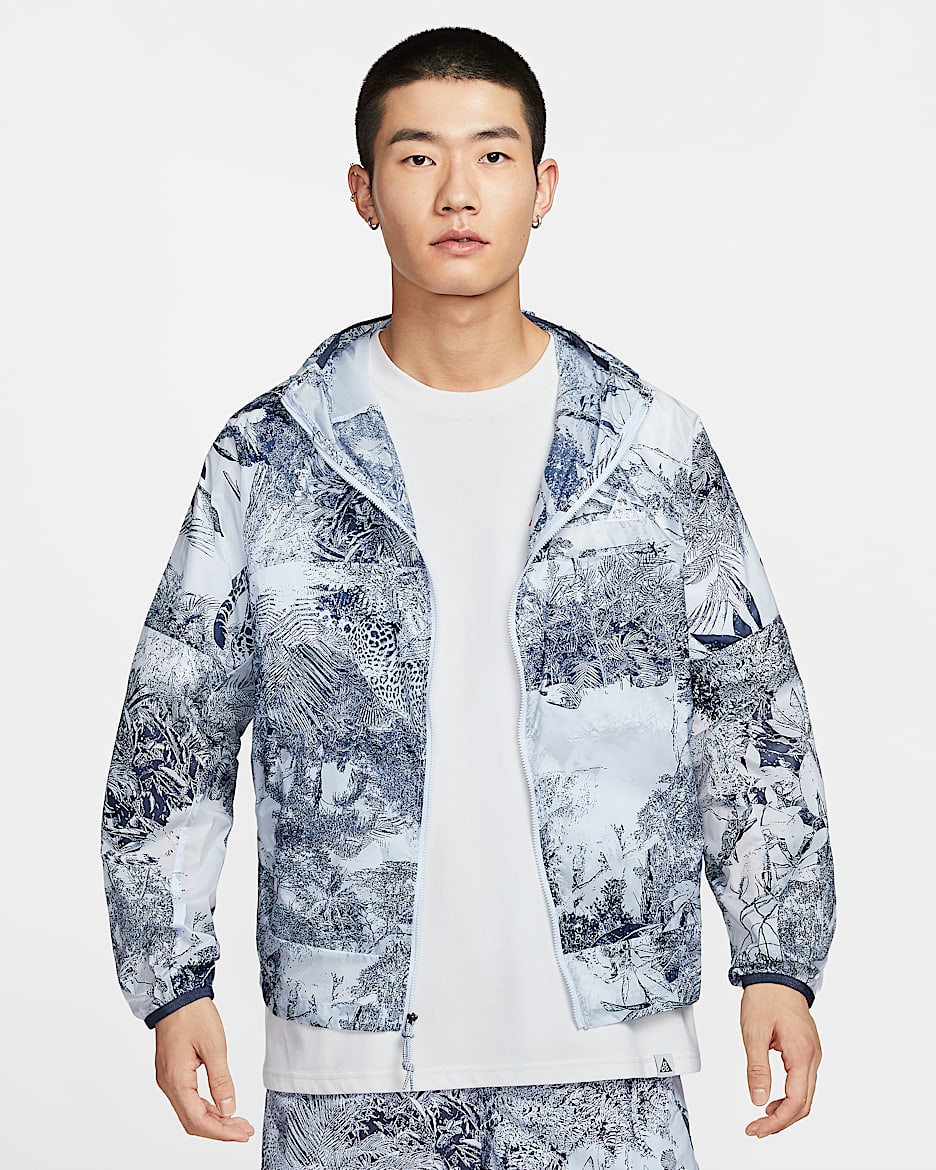Nike ACG "Cinder Cone" 男子夹克 - 足球灰/闪电蓝/闪电蓝/山峰白