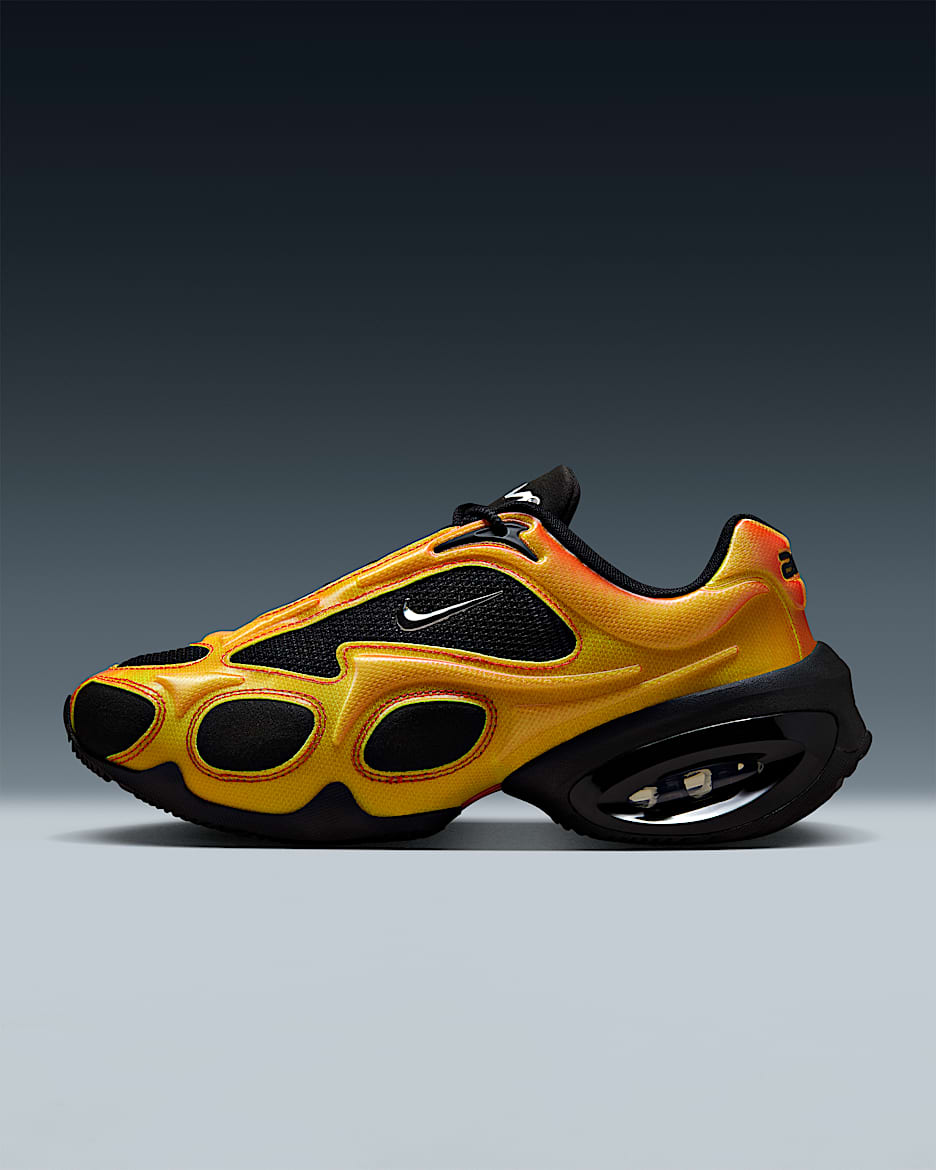 Nike Air Max Muse SE 女子运动鞋 - 黑/亮深红/荧光黄/金属银