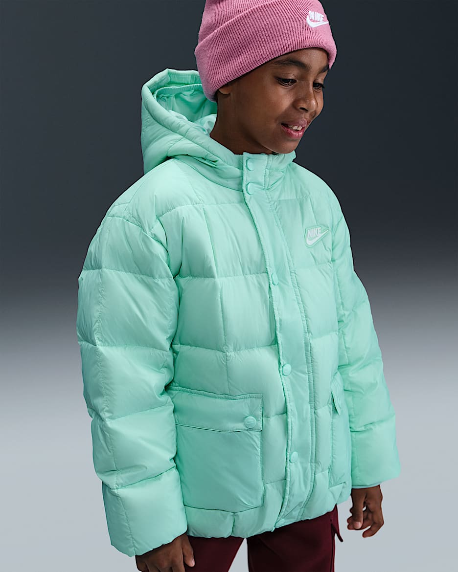 Nike Premium 大童羽绒夹克 - 泡沫薄荷绿