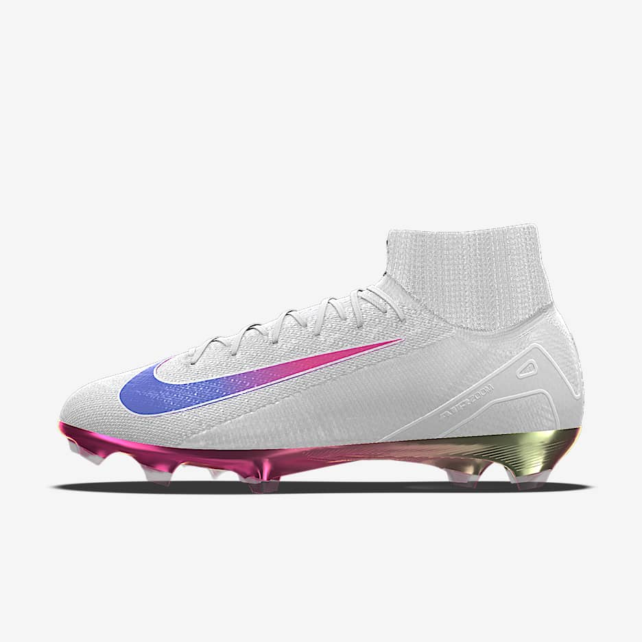 Nike Mercurial Superfly 10 Elite By You 耐克刺客系列专属定制天然硬质草地高帮足球鞋 - 宝石绿/仙人掌绿/宝石绿