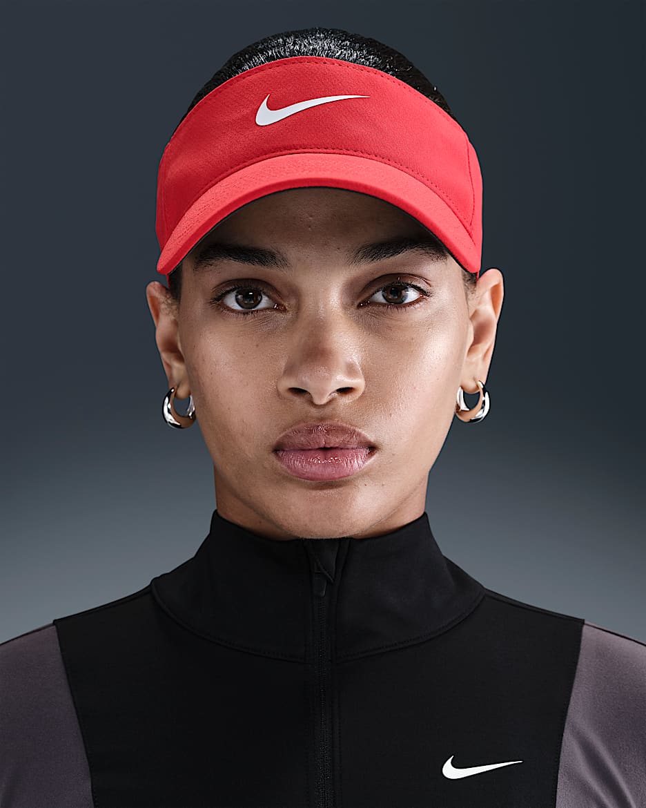 Nike Ace Dri-FIT 速干遮阳帽 - 大学红/煤黑/白色