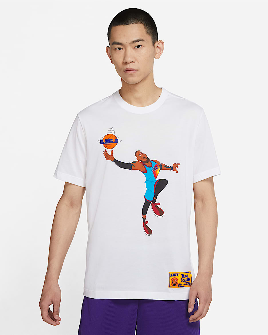 LeBron x Space Jam: A New Legacy Nike Dri-FIT 男子篮球T恤 - 白色
