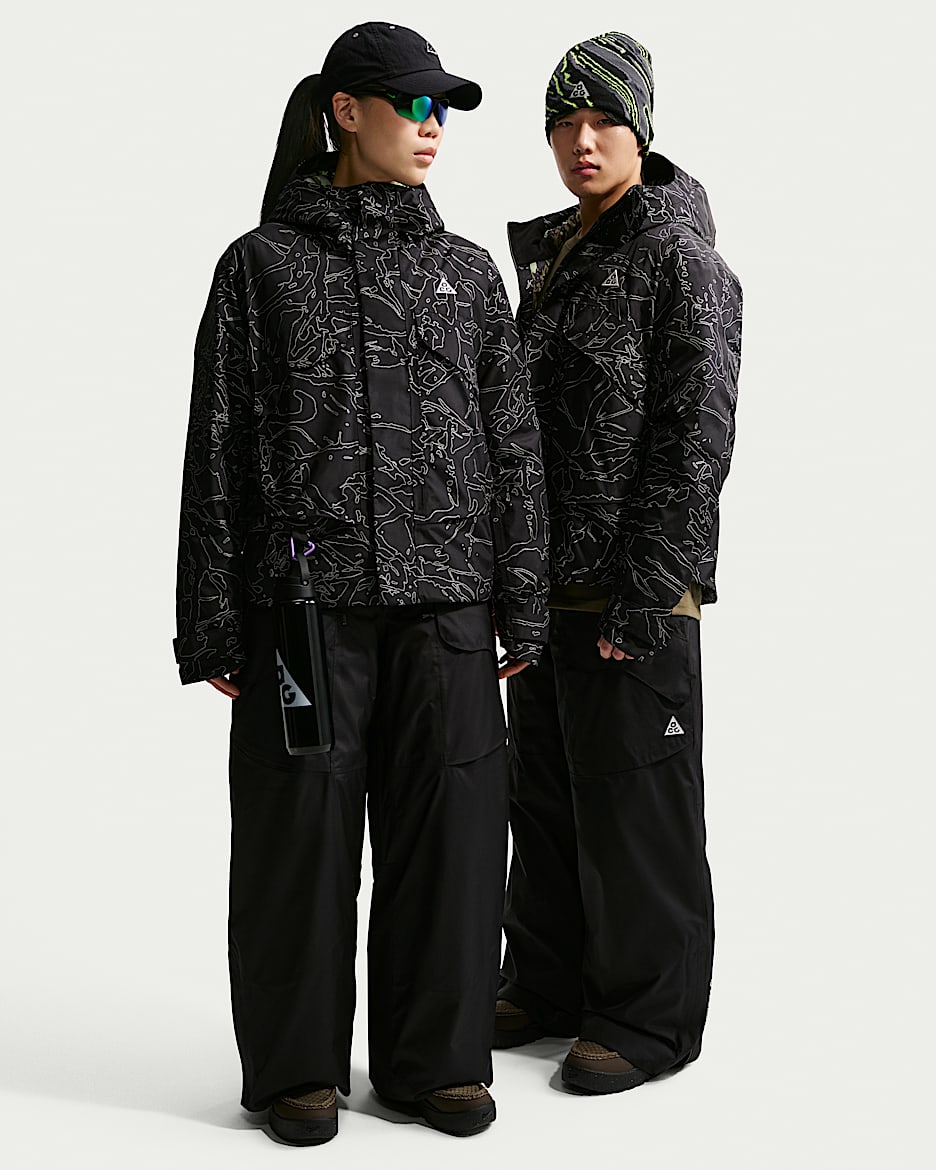 Nike ACG "Skull Peak" Storm-FIT Dolomite 男子防风拒水长裤 - 黑/黑/煤黑/山峰白