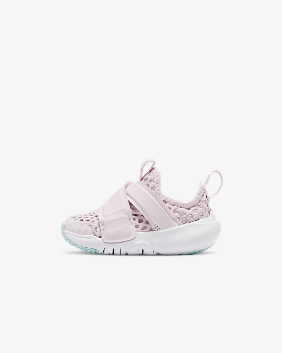 Nike Flex Advance BR 耐克小飞碟婴童大网眼透气易穿脱运动鞋 - 浅紫罗兰/冰川蓝/白色