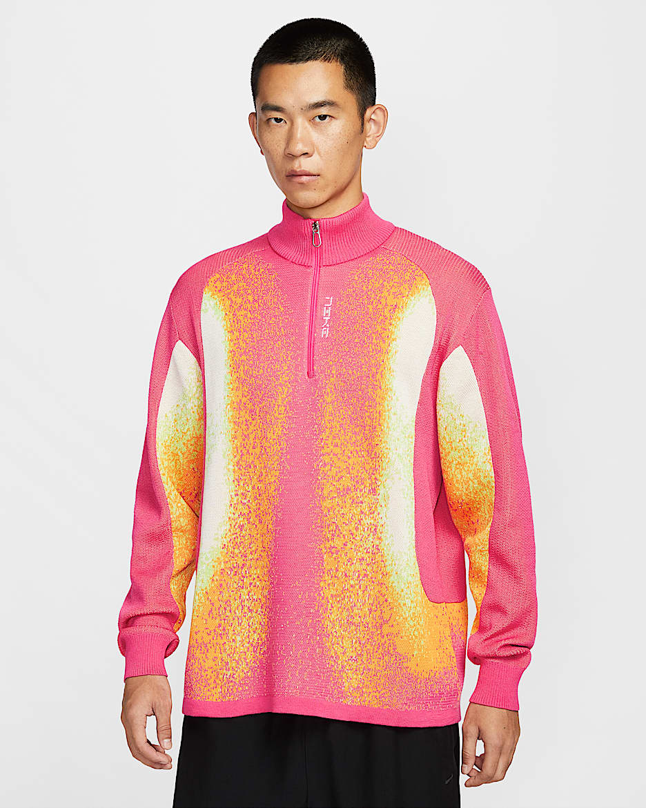 Nike Project F.R.O.G. 男子热成像图案毛衣 男子热成像图案毛衣 - 透明粉/日晷黄/浅柠檬黄