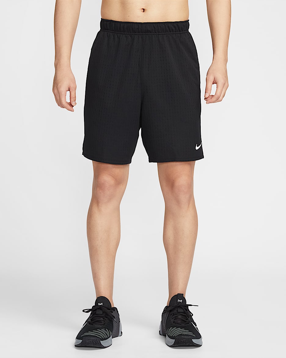 Nike Totality Breathe Dri-FIT 男子速干百搭短裤（无衬裤） - 黑/白色/白色