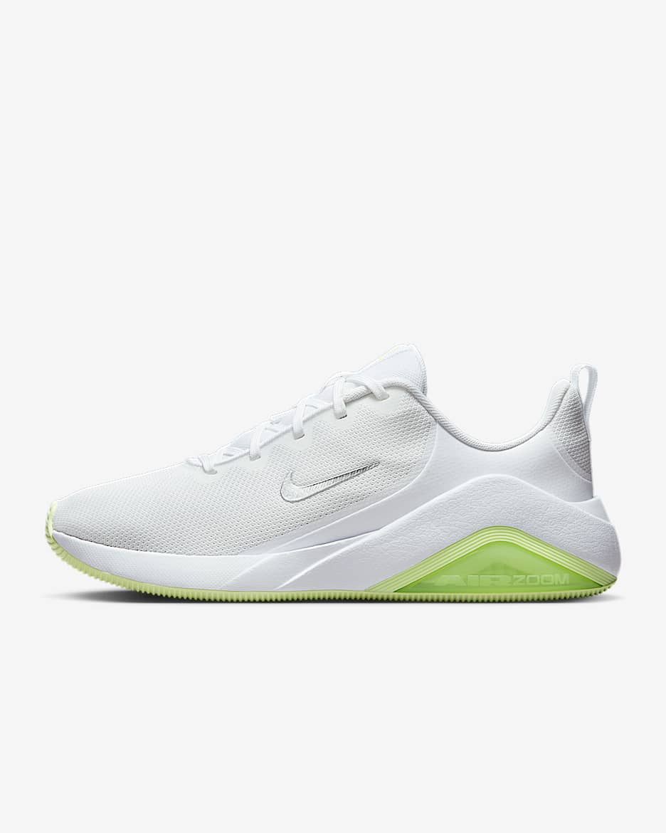 Nike Bella 7 女子训练鞋 - 白色/微黄绿/金属银