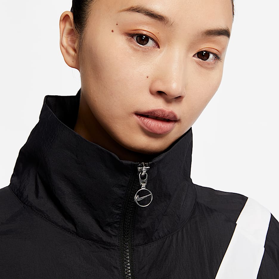 Nike Sportswear Swoosh 女子梭织夹克 - 黑