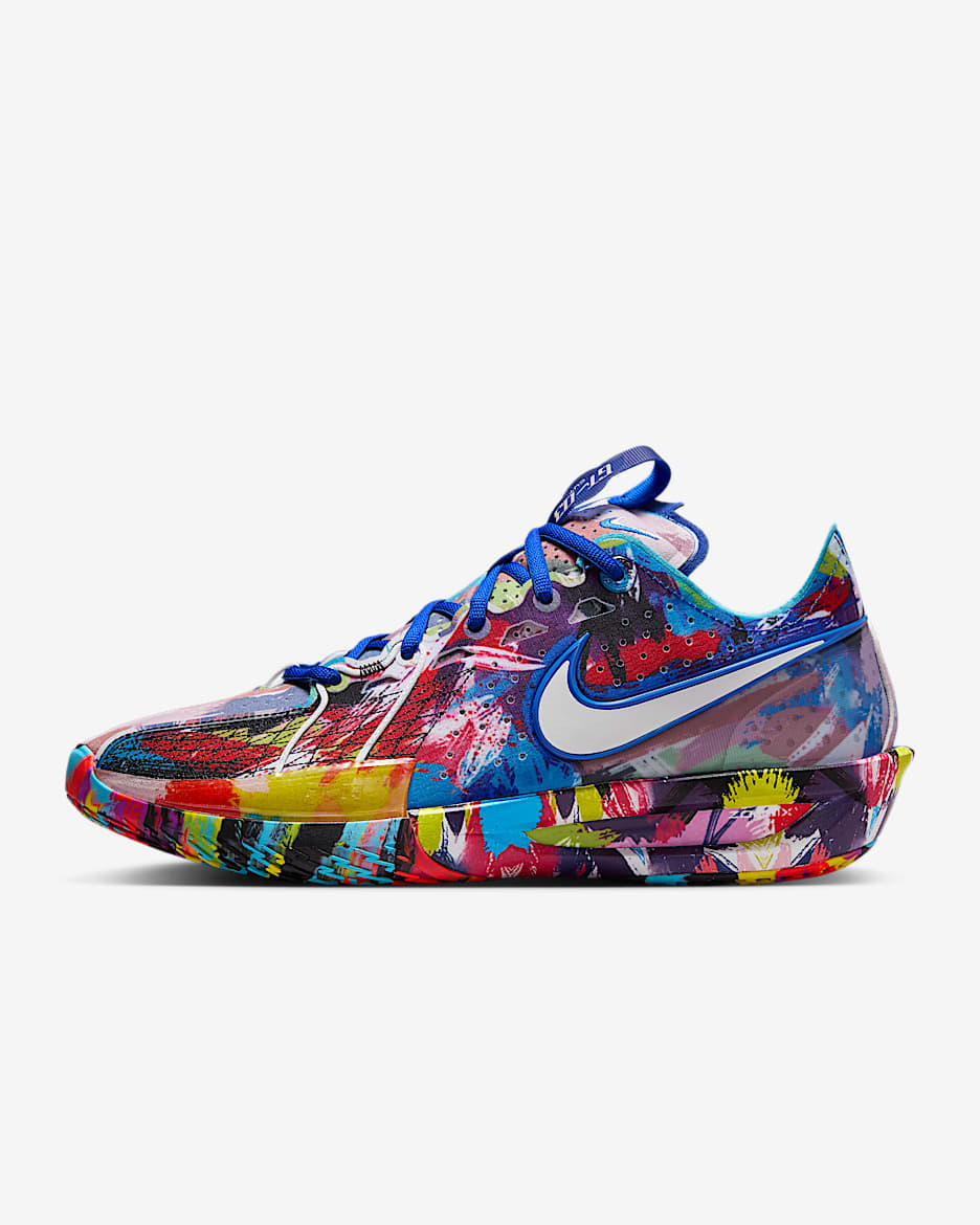 Nike G.T. Cut 3 "Jewell Loyd" EP 男/女篮球鞋 - 白色/波罗的海蓝/泡沫粉/赛车蓝