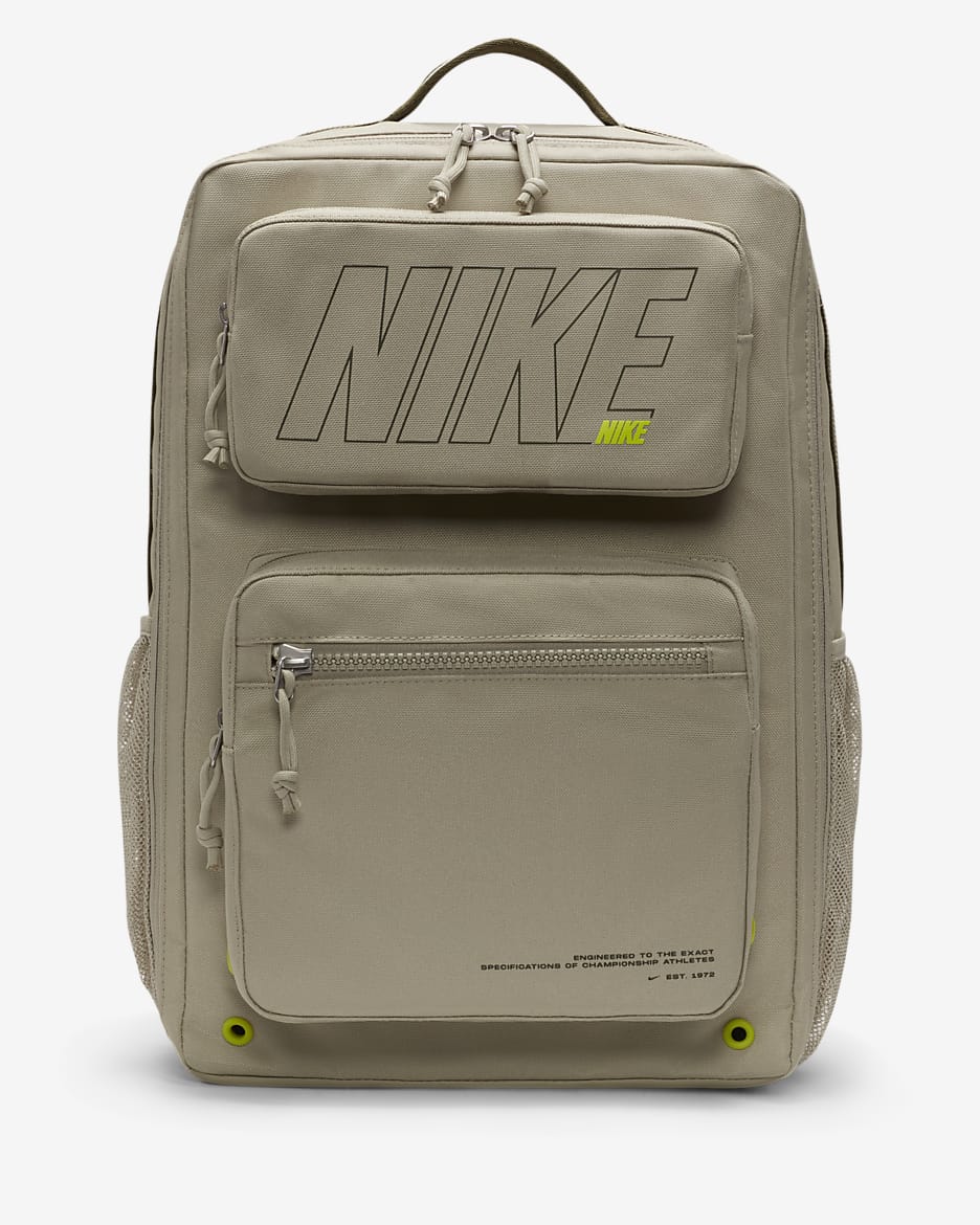 Nike Utility Speed 印花训练双肩包 - 石色/粗糙绿/原子绿