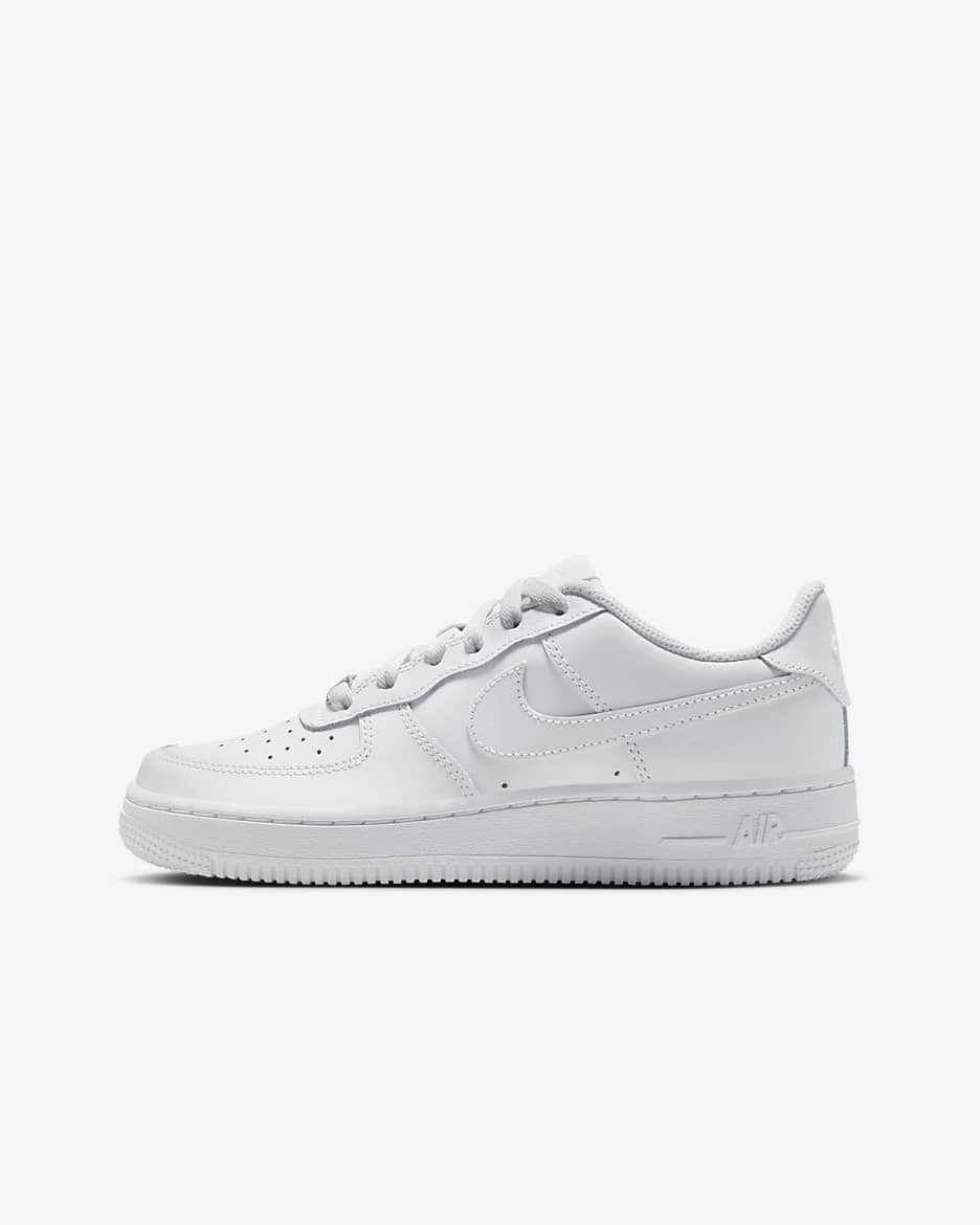 Nike Air Force 1 LE 大童空军一号运动鞋板鞋 - 白色/白色