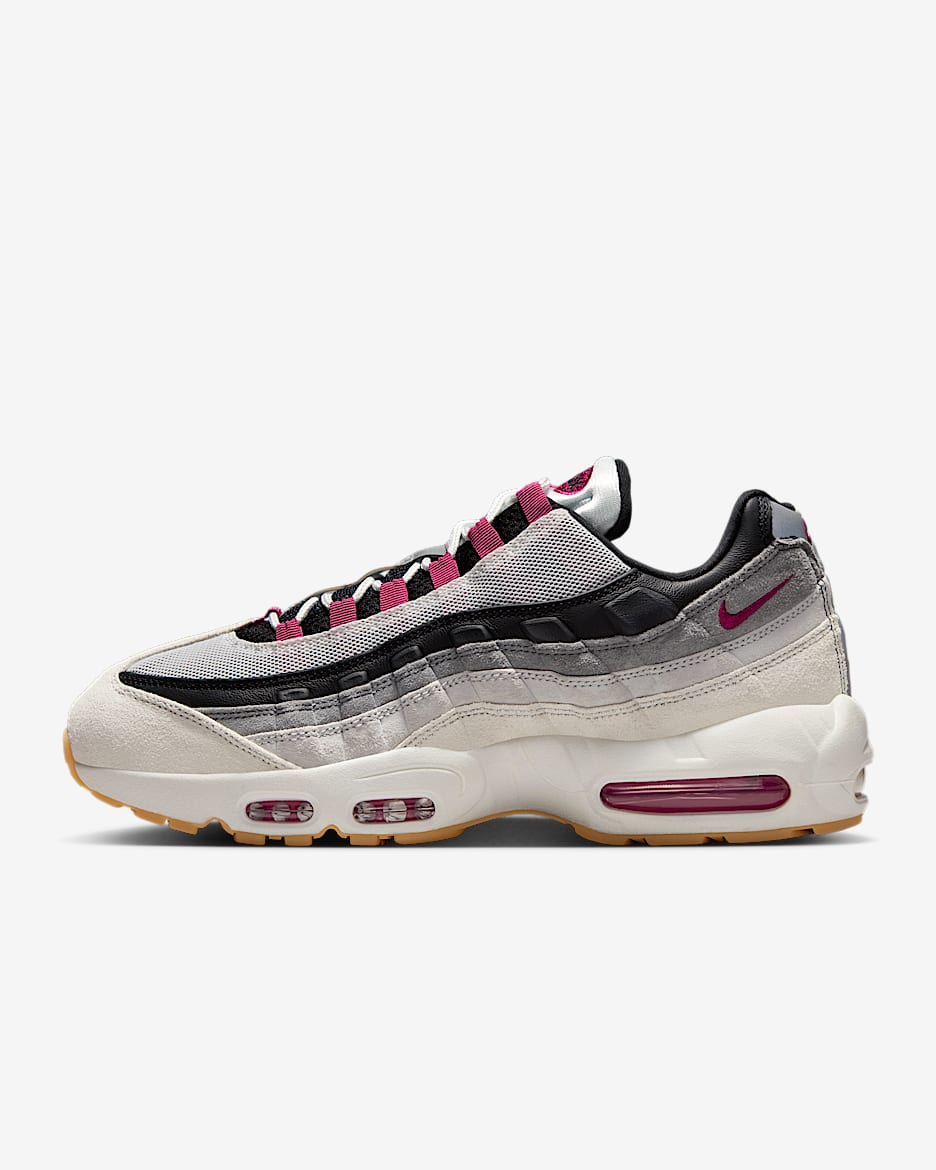 Nike SB Air Max 95 男子滑板鞋 - 山峰白/尘光子色/冷灰/仙人掌花红